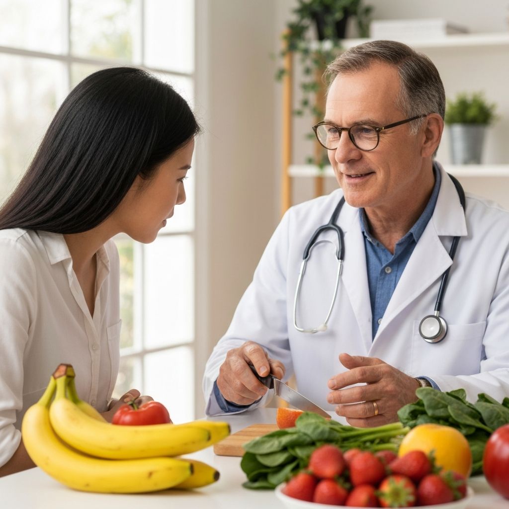 Healthy nutrition consultation